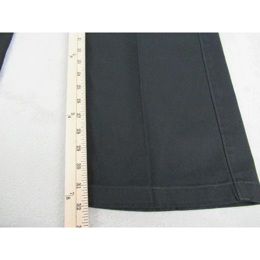 Carhartt Pants Mens 40x32‎ Black Slacks Zip Fly Straight Twill Work Chino B290